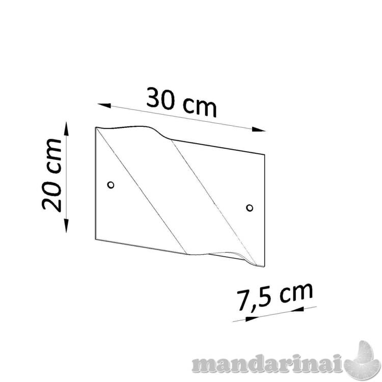 Sieninis šviestuvas burbulas