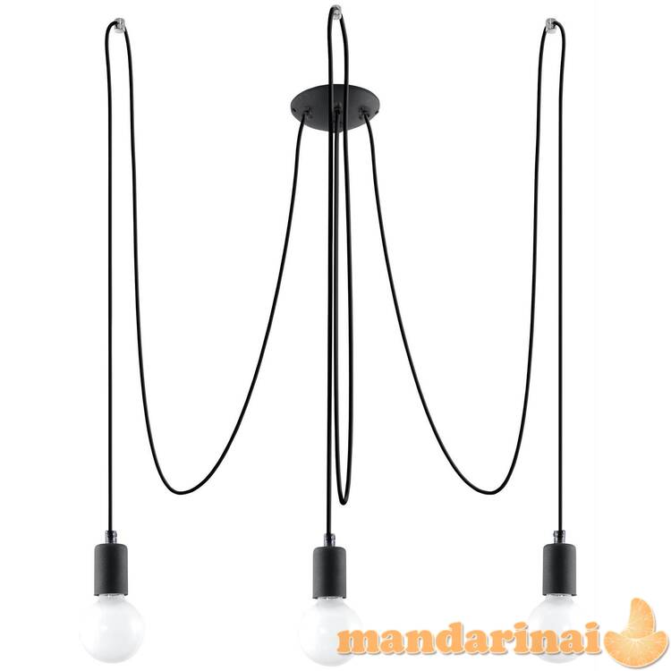 Liustra edison 3 juodas 2