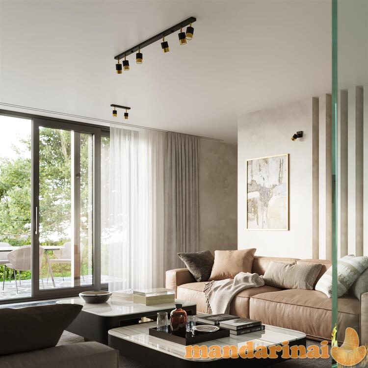 „Nero 3“ Lubinis šviestuvas juoda/auksinė 5