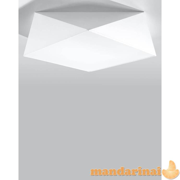 Šviestuvas hexa 45 baltas 1