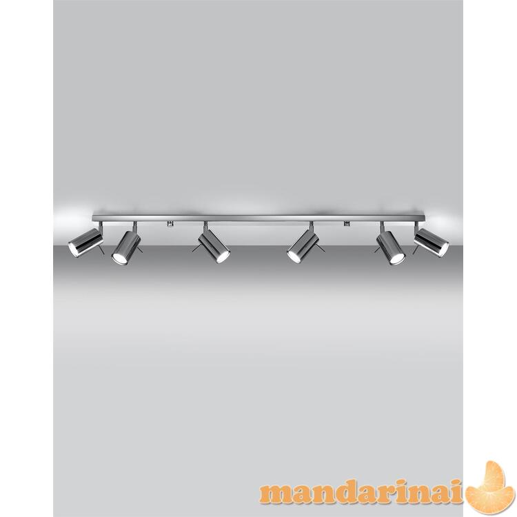 Šviestuvas žiedas 6L chromas