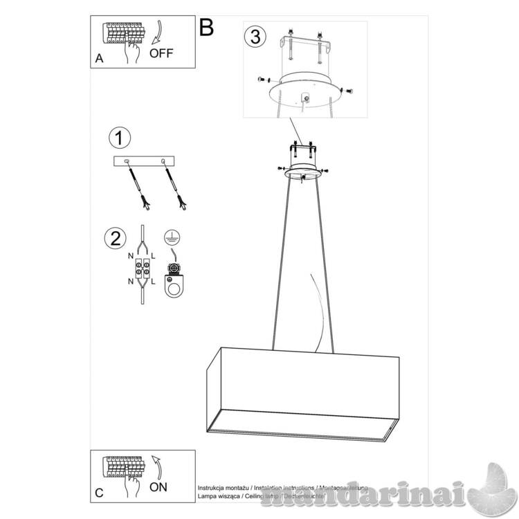 Liustra santa bis 80 balta