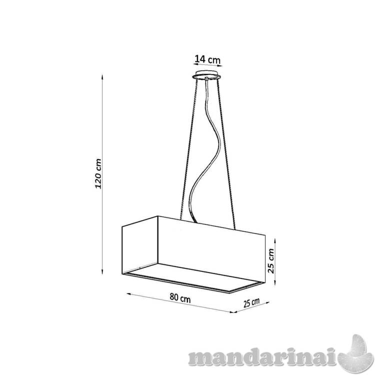Liustra santa bis 80 balta