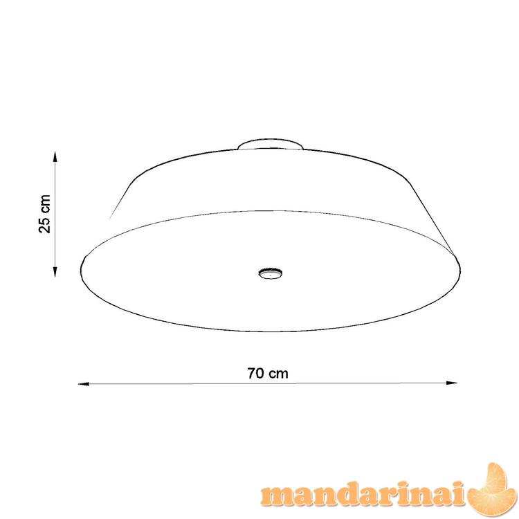 Lubinis šviestuvas vega 70 juoda
