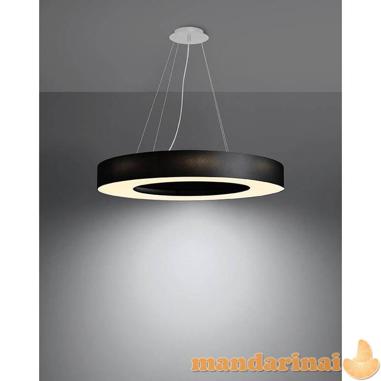 Liustra saturno plonas 70 juodas