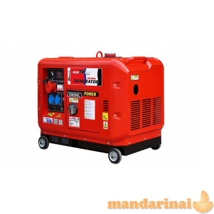 Trifazis dyzelinis elektros generatorius 