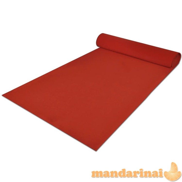 Raudonas kilimas, 1 x 5 m, ypač sunkus, 400 g/m2