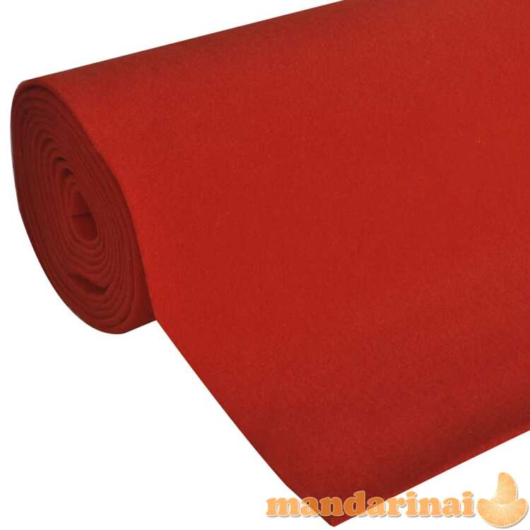 Raudonas kilimas, 1 x 5 m, ypač sunkus, 400 g/m2