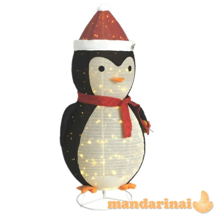 Kalėdinė led dekoracija pingvinas, 180cm, prabangus audinys