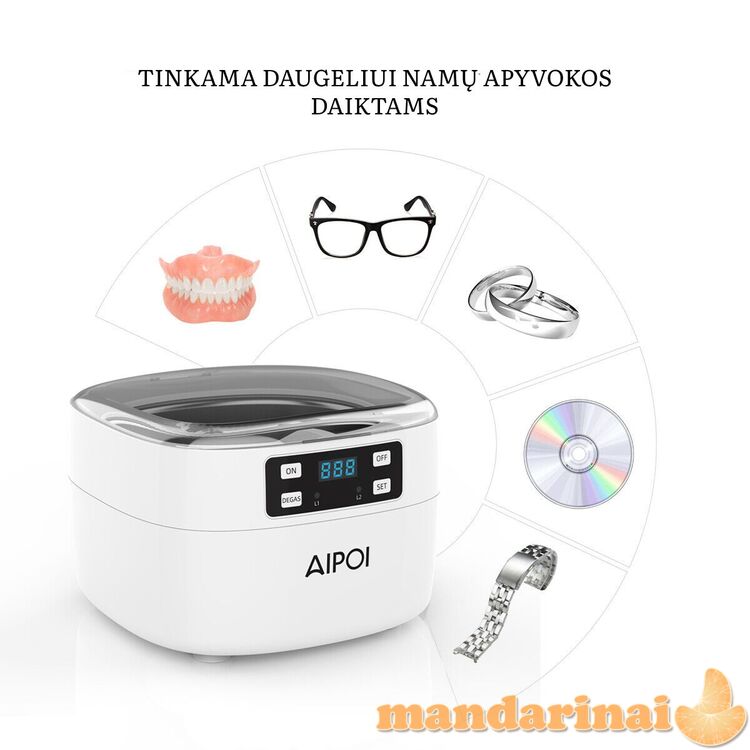 Profesionali 0,8L ultragarsinio valymo vonelė 