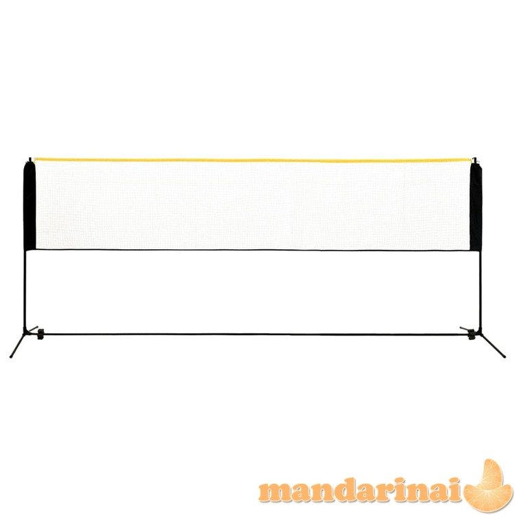 Reguliuojamas badmintono tinklas, 400x103x94–158cm, metalas