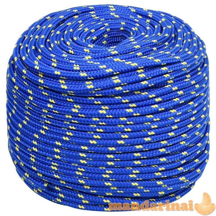 Valties virvė, mėlynos spalvos, 6mm, 25m, polipropilenas