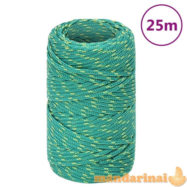 Valties virvė, žalios spalvos, 2mm, 25m, polipropilenas
