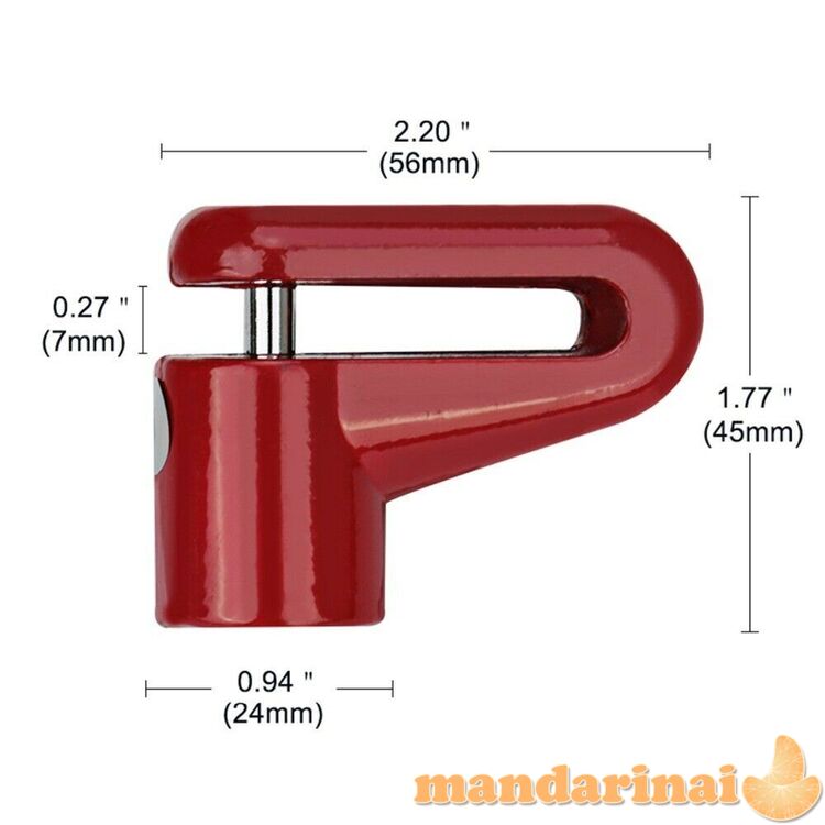 Patikimas užraktas dviračiams, mopedams ar motociklams