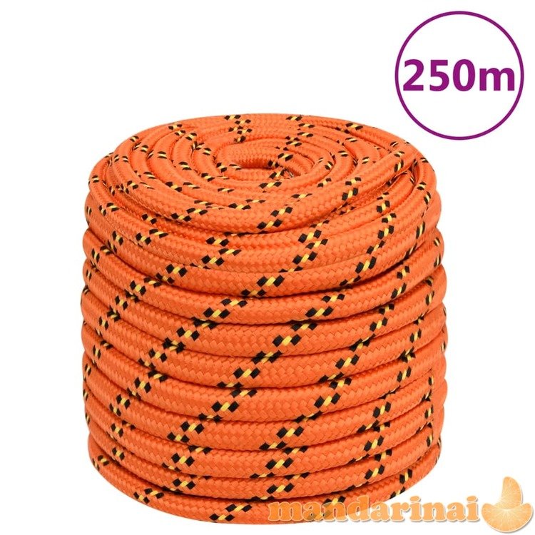 Valties virvė, oranžinės spalvos, 16mm, 250m, polipropilenas