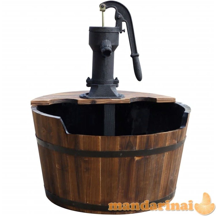 Ubbink sodo vandens instaliacija-medinė statinė