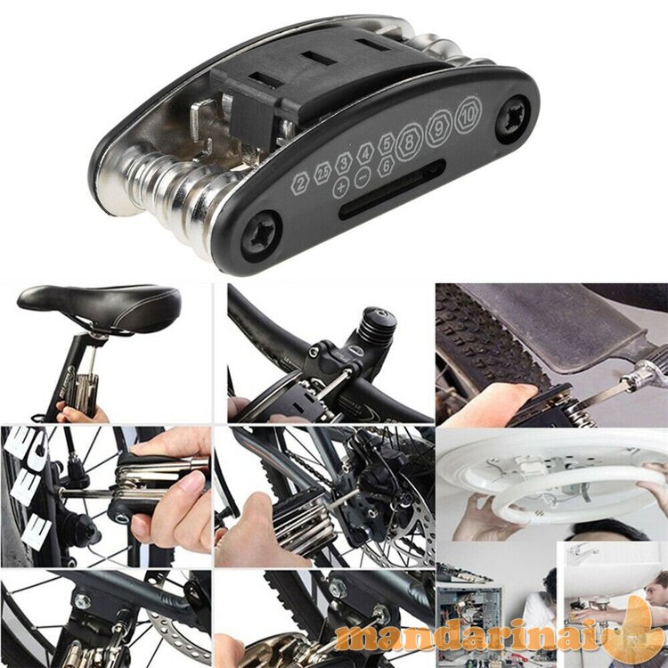 Kelioninis dviračio remonto rinkinys su dėklu 