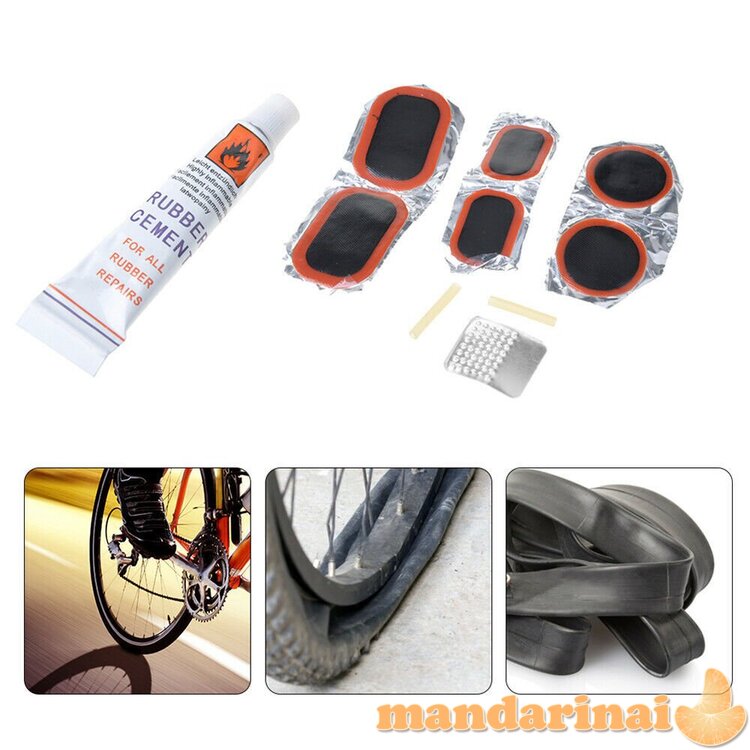 Kelioninis dviračio remonto rinkinys su dėklu 