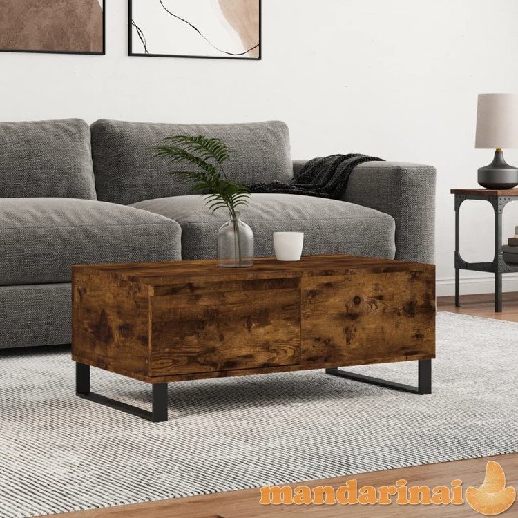 Kavos staliukas, dūminio ąžuolo, 90x50x36,5cm, apdirbta mediena