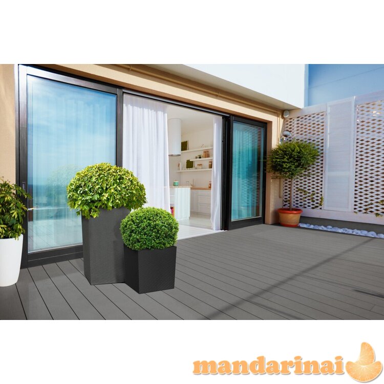 VazonasHorizon 36 cm, juodas