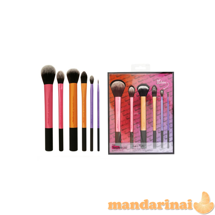 Real Techniques makiažo šepetėlių rinkinys „Sam‘s picks“