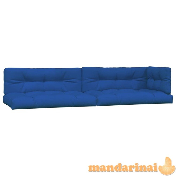 Pagalvėlės sofai iš palečių, 5vnt., karališkos mėlynos spalvos
