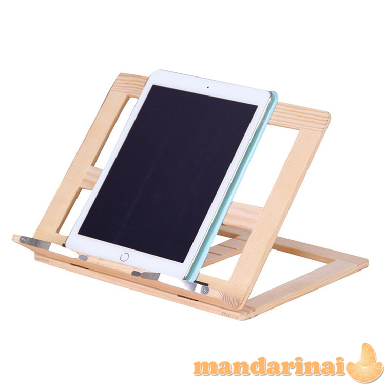 Medinis stovas knygoms ir planšetėms