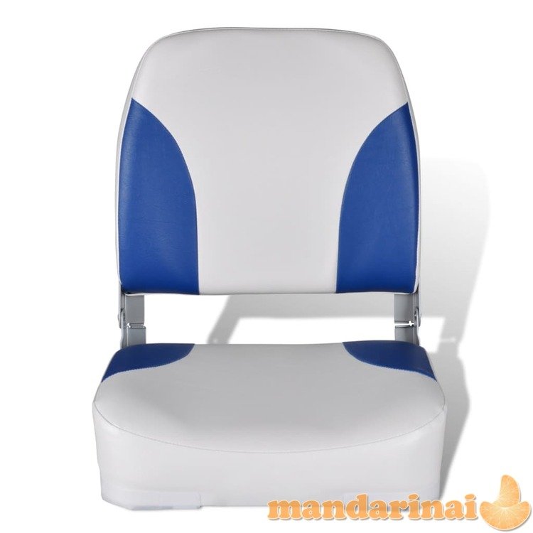 Valties sėdynės, 2 vnt., baltos ir mėlynos sp., 41x36x48cm