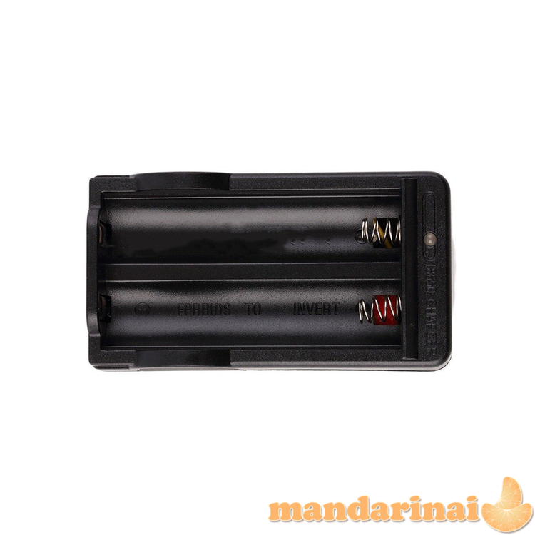 2 vietų 18650 baterijų - akumuliatorių pakrovėjas