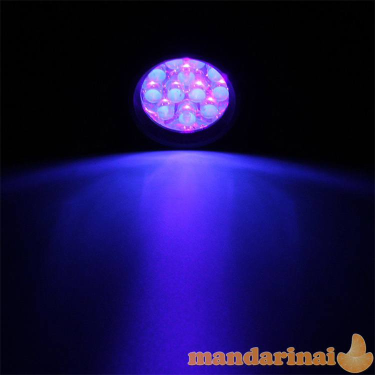 12 šviesos diodų UV spindulių prožektorius