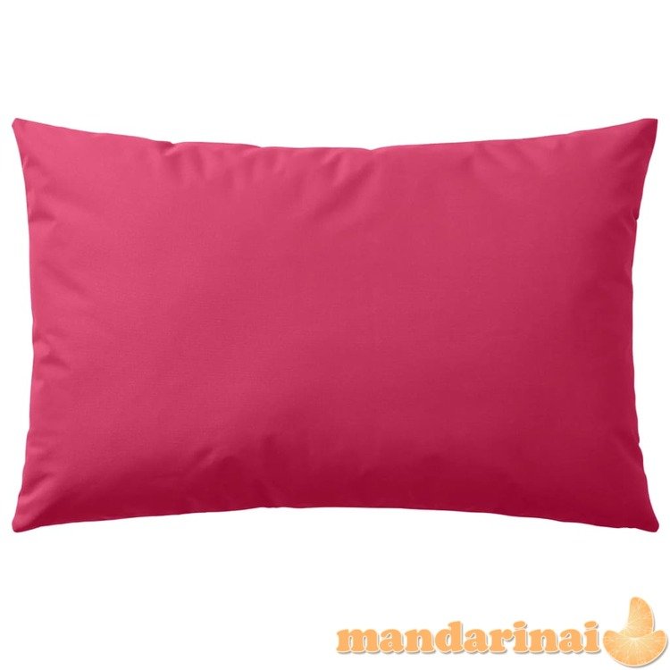 Lauko pagalvės, 4 vnt., rožinės spalvos, 60x40cm
