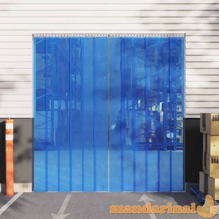 Durų užuolaida, mėlynos spalvos, 300mmx2,6mm, 10m, pvc