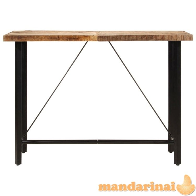 Baro stalas, 150x70x107cm, mango medienos masyvas ir geležis