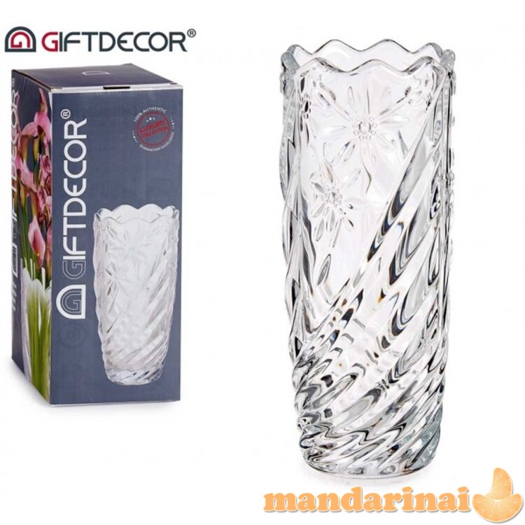 Vaza stikl. 29*13.5cm DAISY GIFT