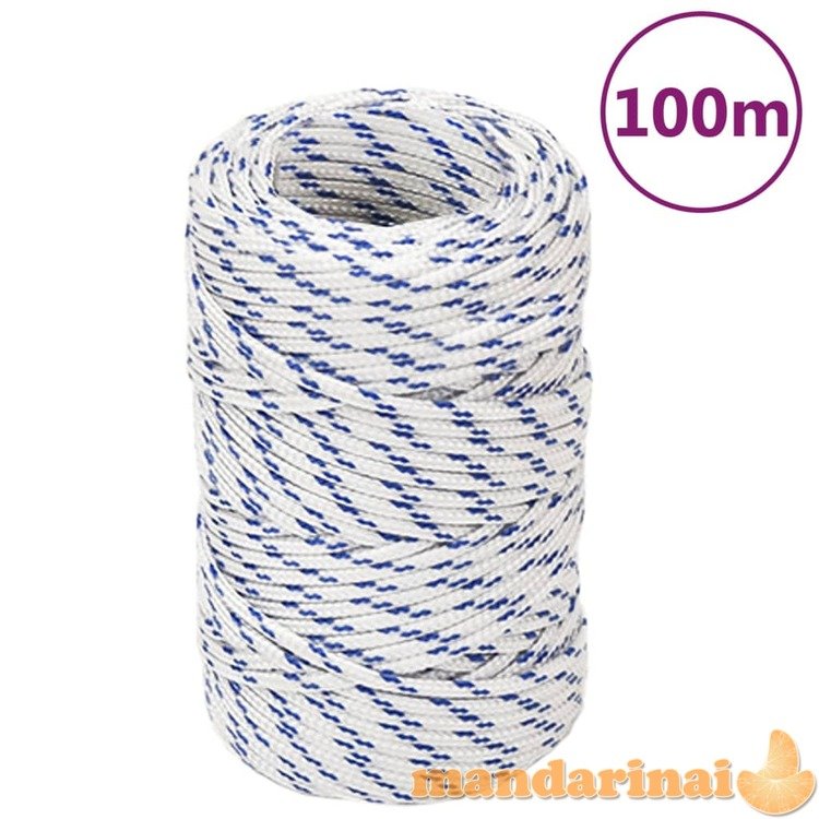 Valties virvė, baltos spalvos, 2mm, 100m, polipropilenas