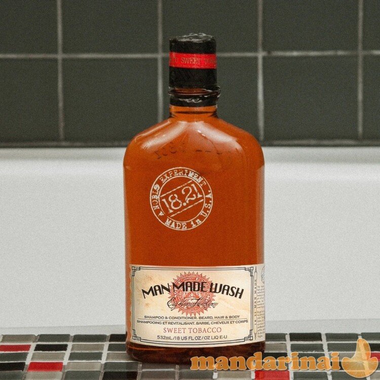 Kūno ir plaukų priežiūros rinkinys vyrams Faux Book Sweet Tobacco, 