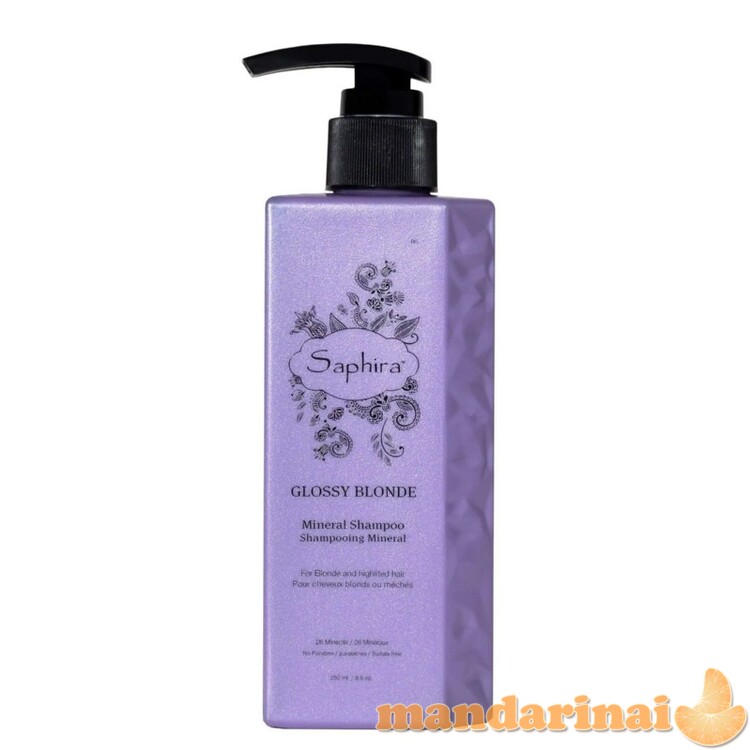 Šampūnas šviesiems plaukams Glossy Blonde, 250 ml 