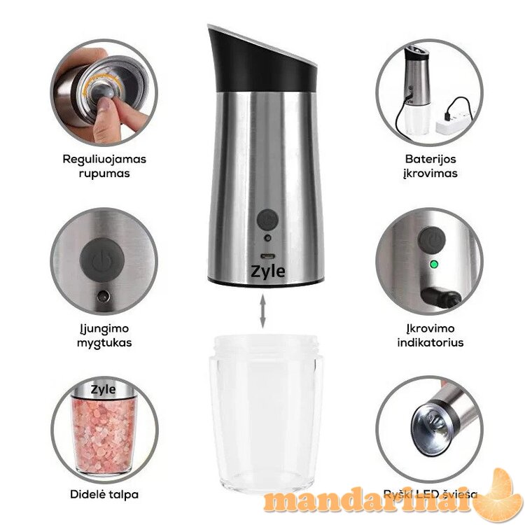 Druskos ir pipirų malūnėlis, 