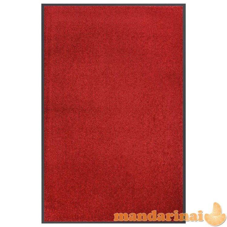 Durų kilimėlis, raudonos spalvos, 80x120cm