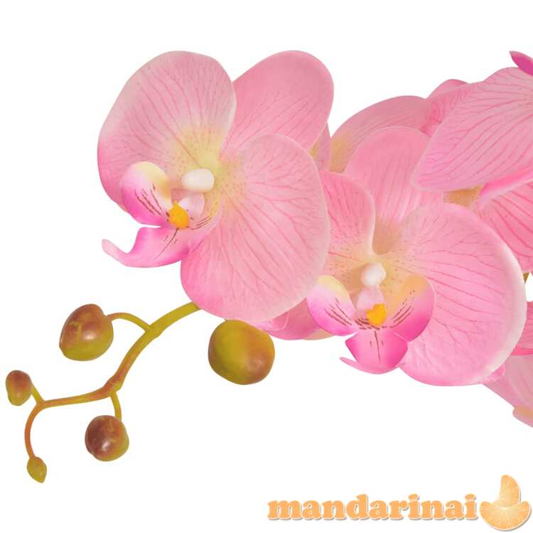 Dirbtinė orchidėja su vazonu, 65 cm, rožinė