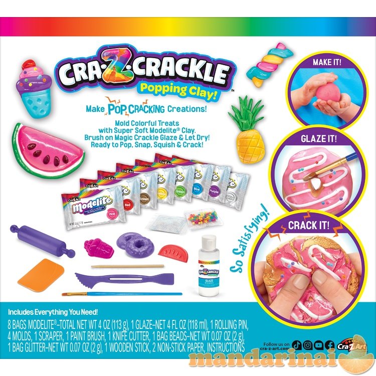 CRA-Z-ART Cra-Z-Crackle Rinkinys „Sweets 