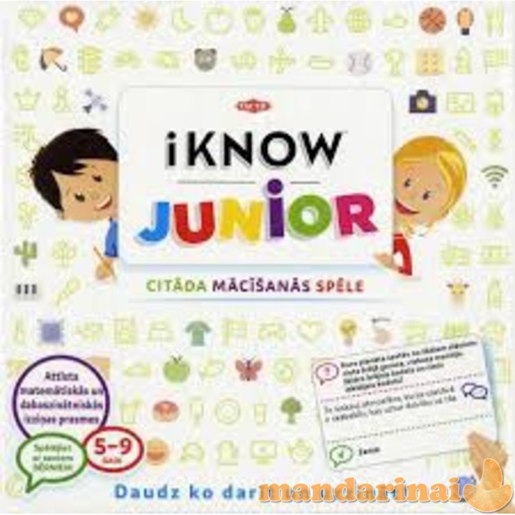 TACTIC Board game IKNOW Junior (In Latvian lang.)
