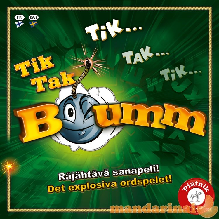 PIATNIK board game Tik Tak Bumm (In Finnish and Swedish lang.)