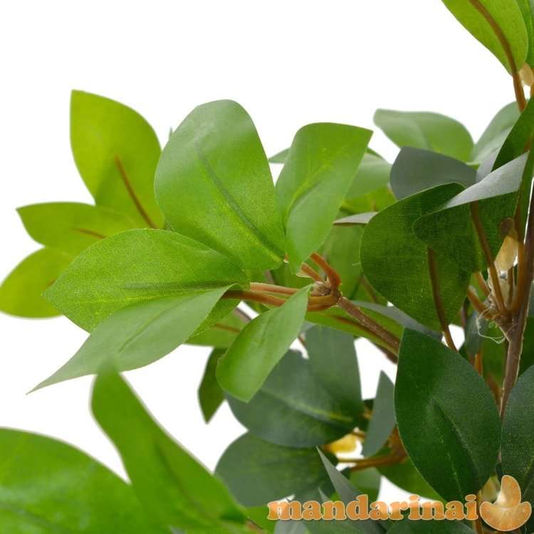 Dirbtinis augalas-lauramedis su vazonu, žalios spalvos, 120cm