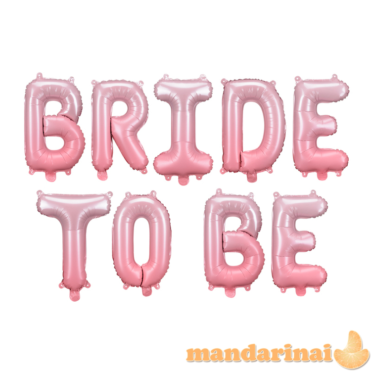 Folinis balionas Bride to be - rožinis