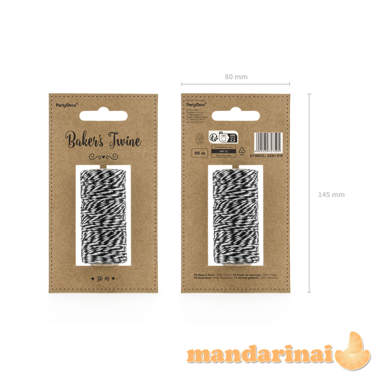 Baker s Twine, black, 50m (1 pc. / 50 lm) 6
