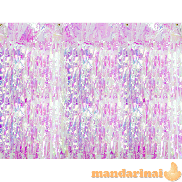 Party curtain, iridescent, 90 x 250cm