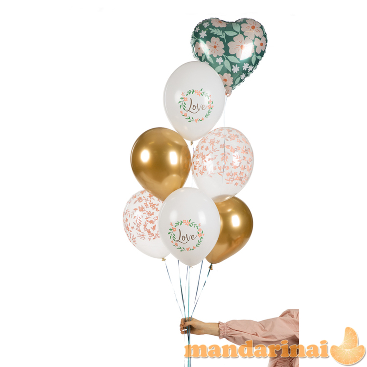 Balloons 30 cm, Love, mix (1 pkt / 6 pc.) 3