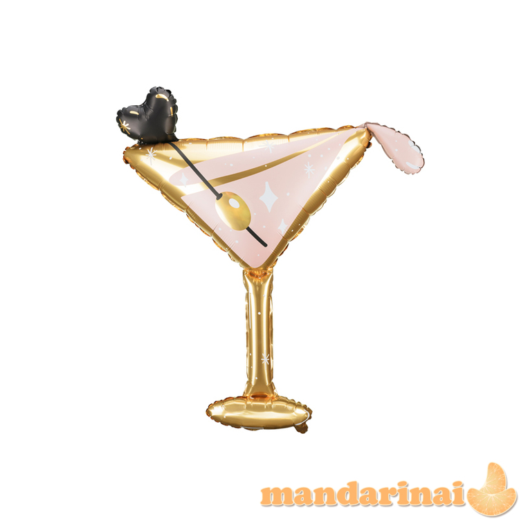 Foil balllon Glass, 126x93 cm, mix