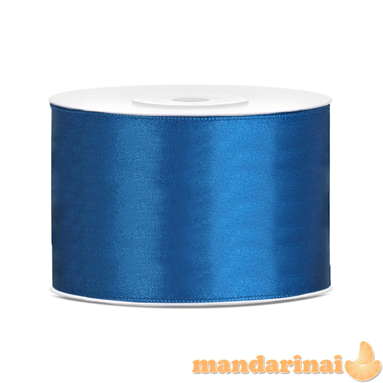Satin Ribbon, blue, 50mm/25m